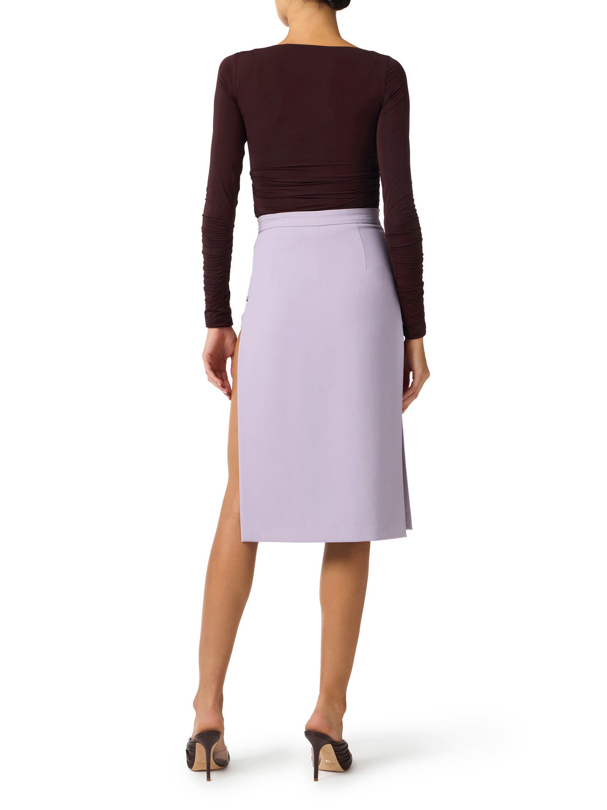 Jersey top with jewel detail