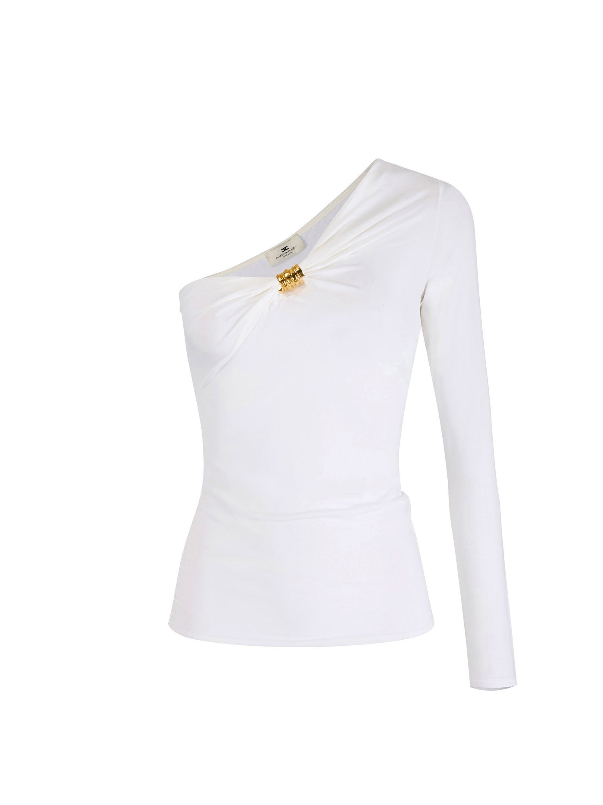 Top in lightweight crêpe jersey fabric
