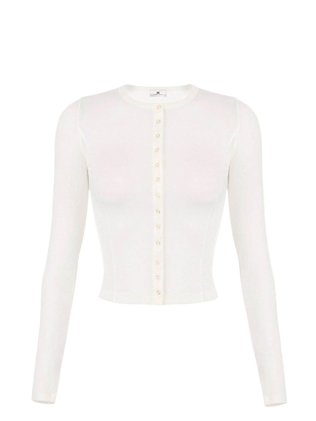 Cardigan in lightweight jersey fabric with embroidered logo
