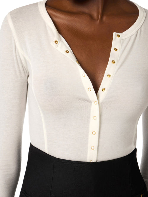 Cardigan in lightweight jersey fabric with embroidered logo