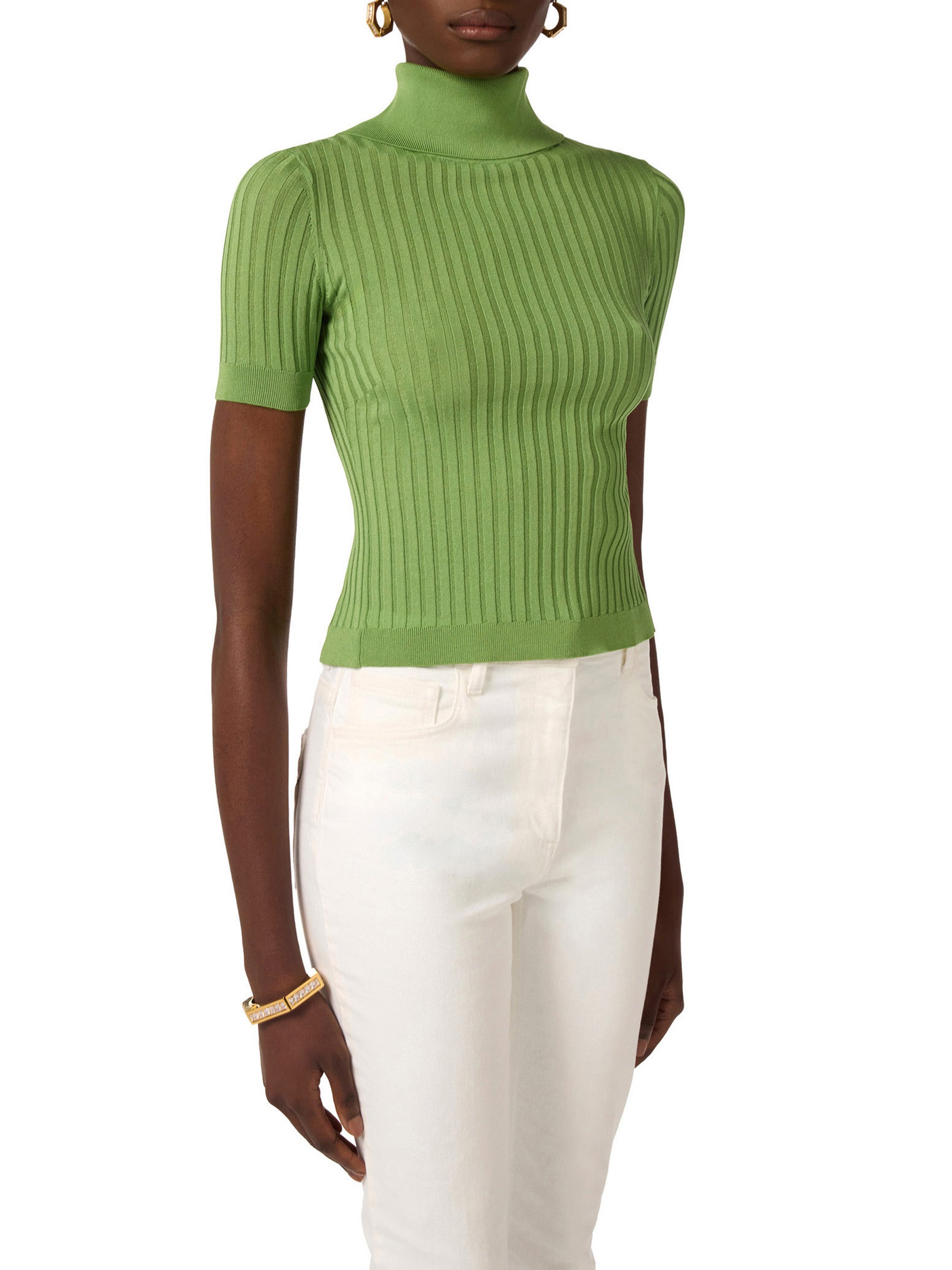 Sheer knit top