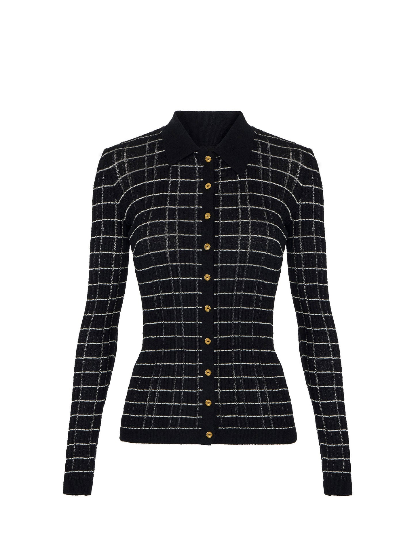 Striped cotton thread top