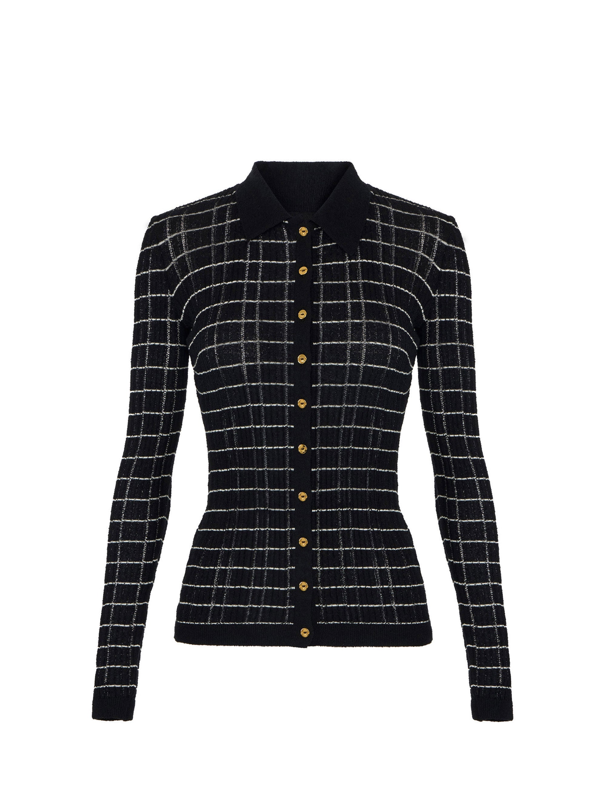 Striped cotton thread top