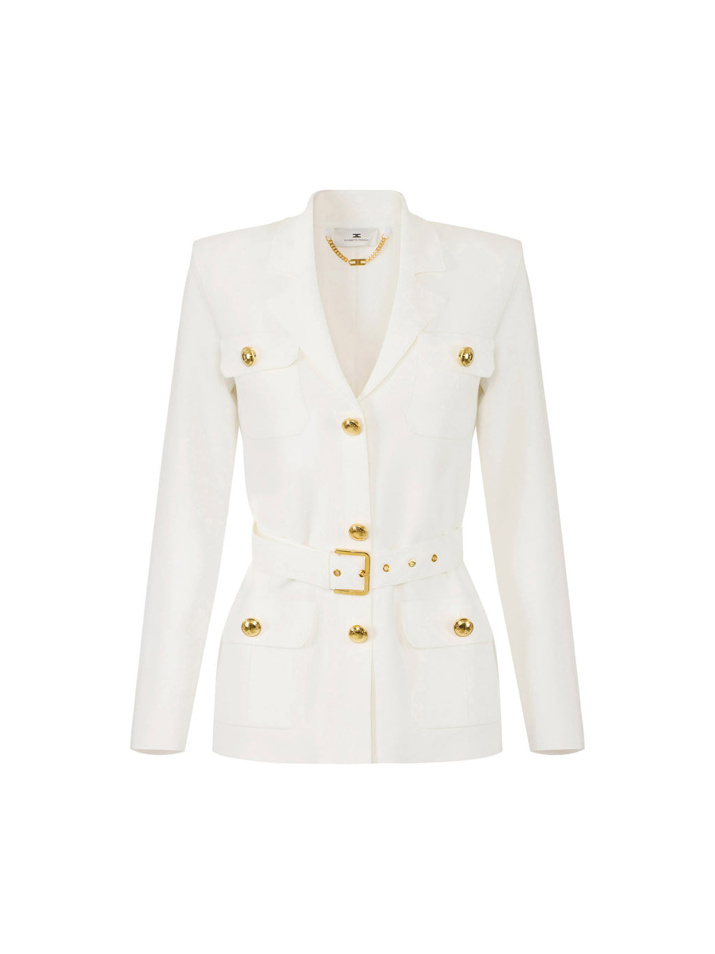 Full Milano stitch knit jacket