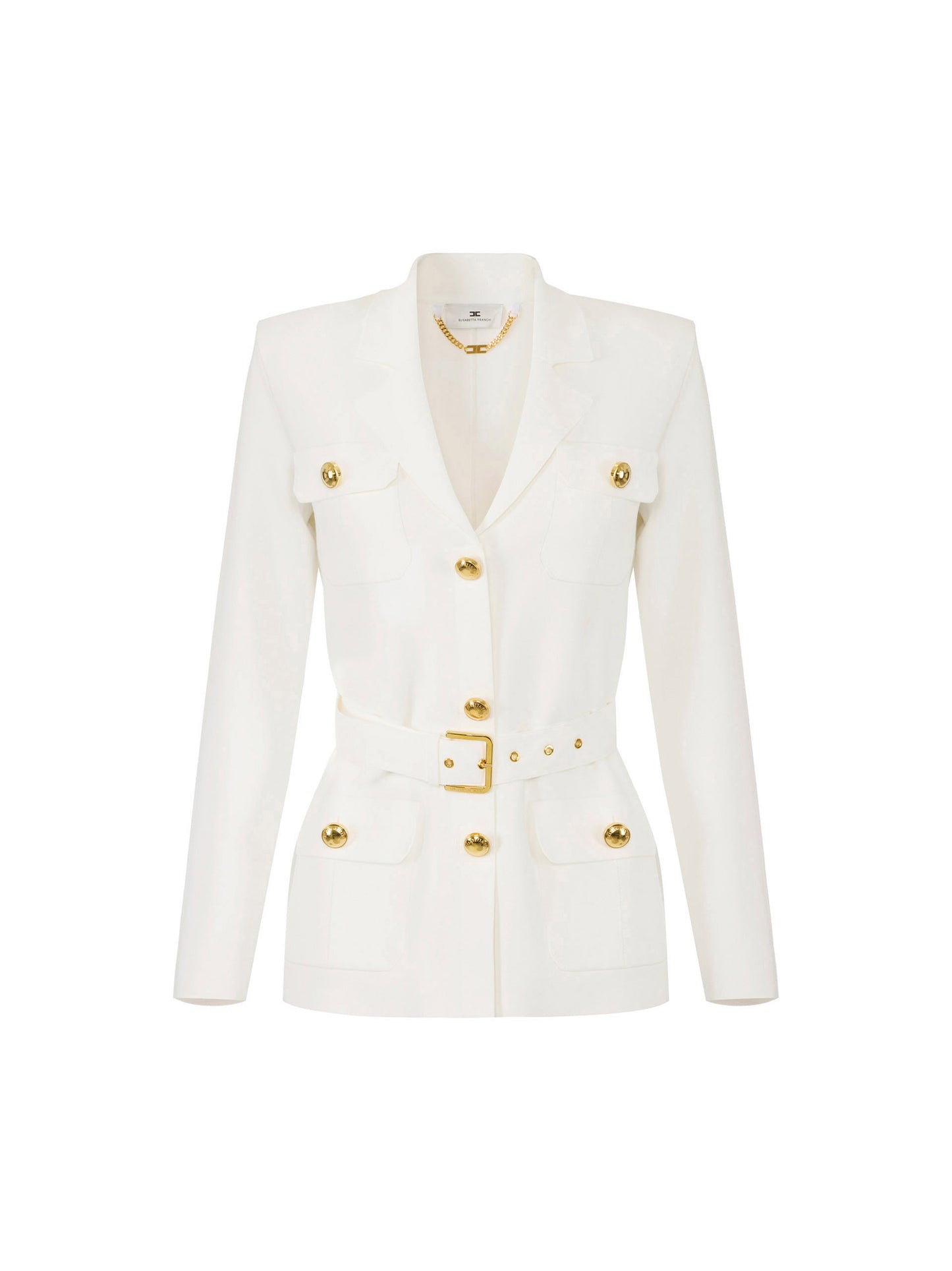 Full Milano stitch knit jacket