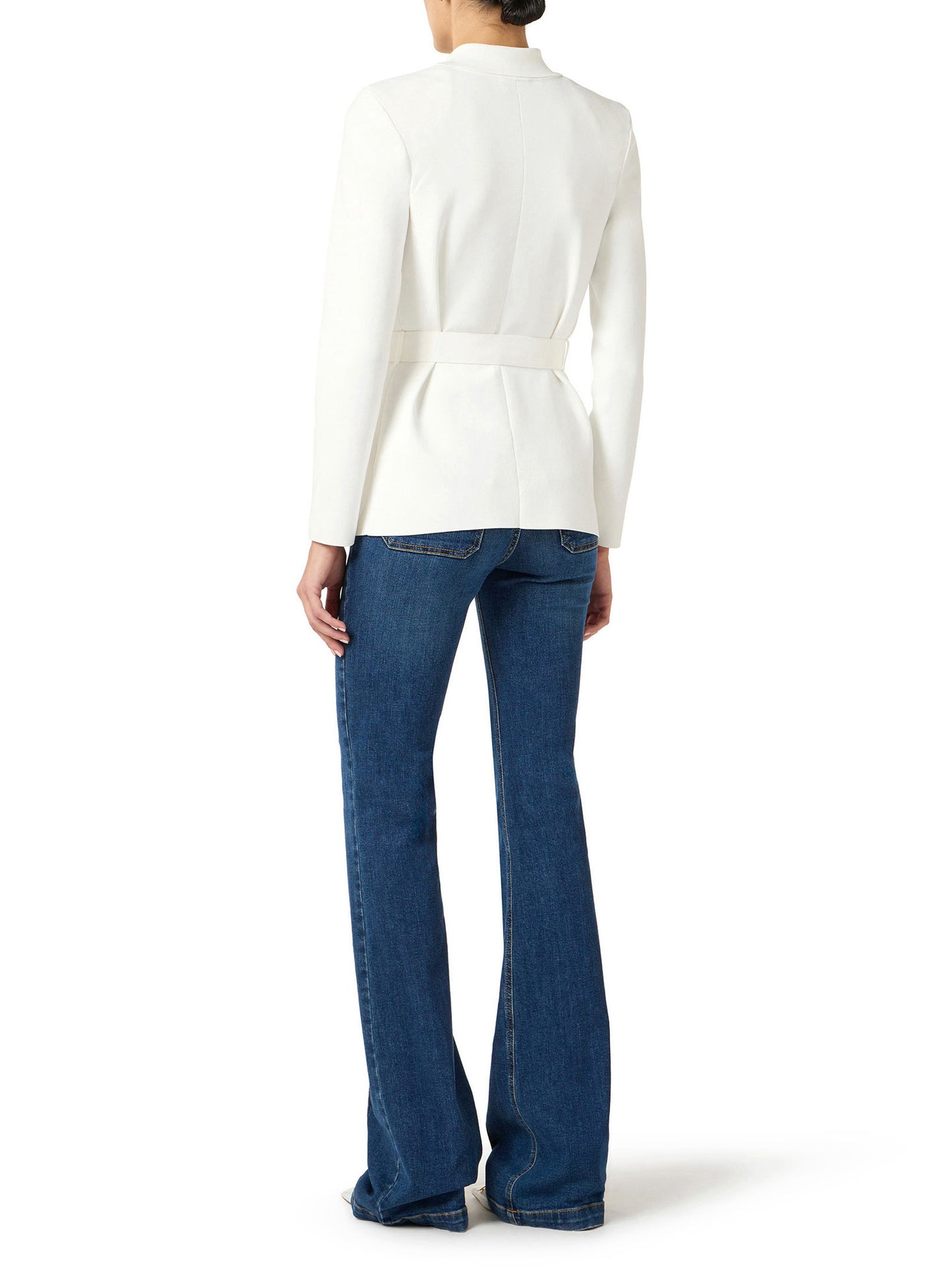 Full Milano stitch knit jacket