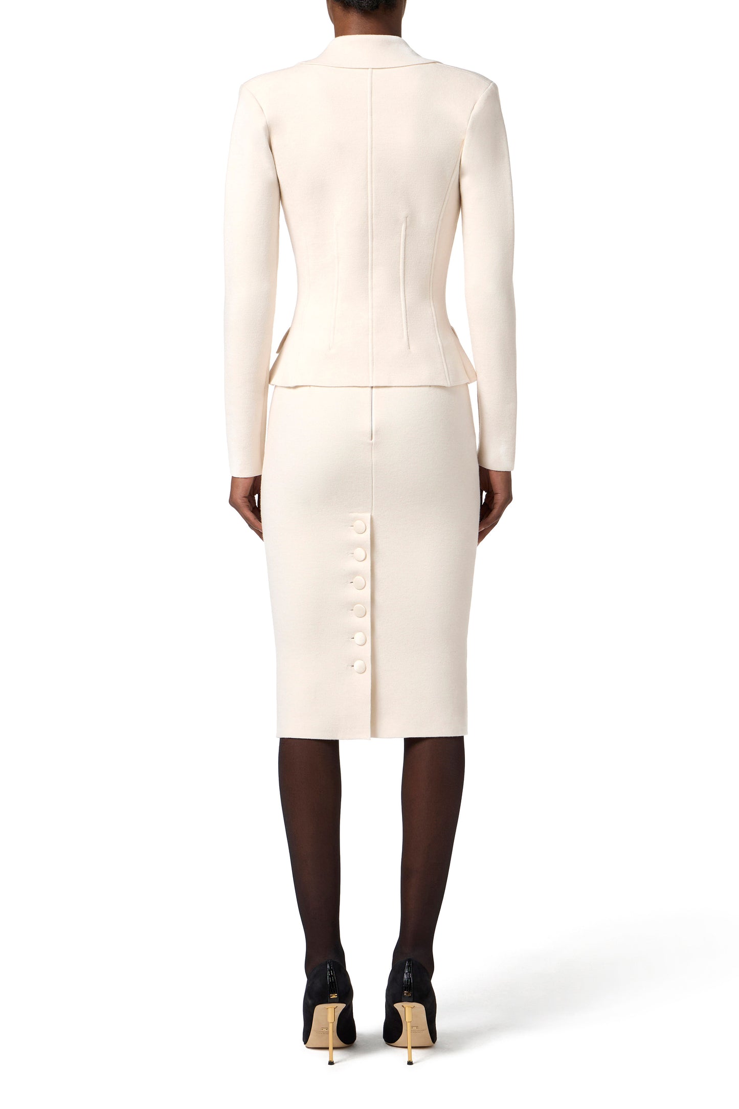 Knitted wool jacket