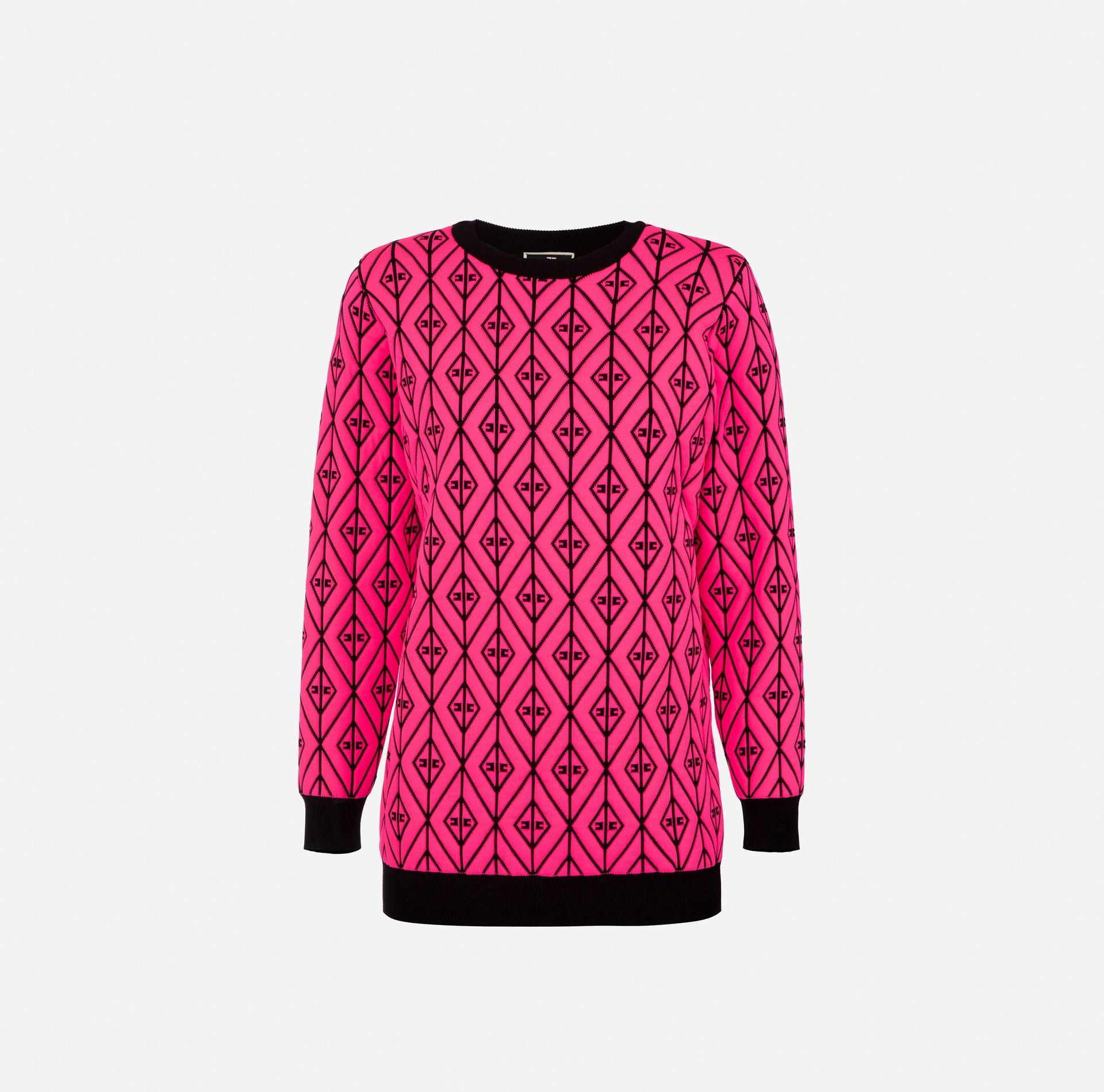 Embossed knit oversize pullover | LAST PIECE: 38/40
