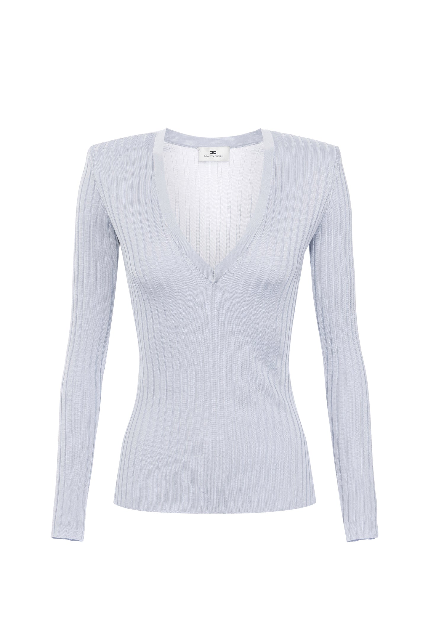 Viscose top with logo details