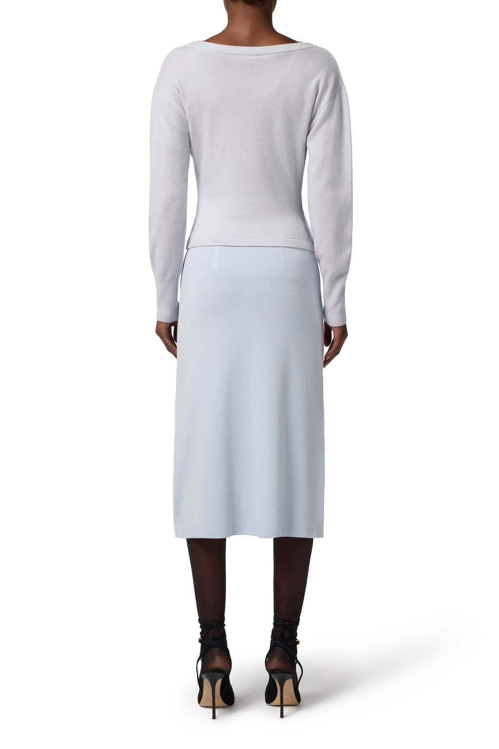 Cashmere blend jumper with jewel buttons