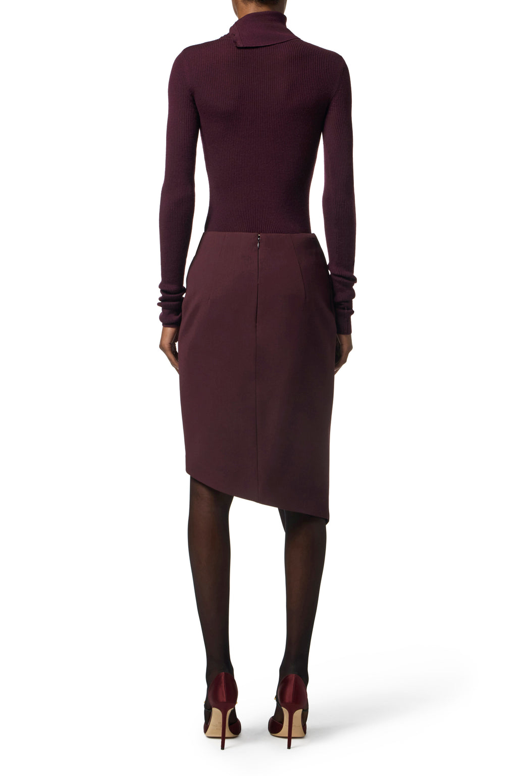 Turtleneck top with lettering detail