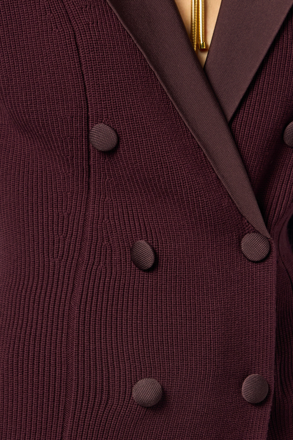 Knit jacket with shiny viscose details