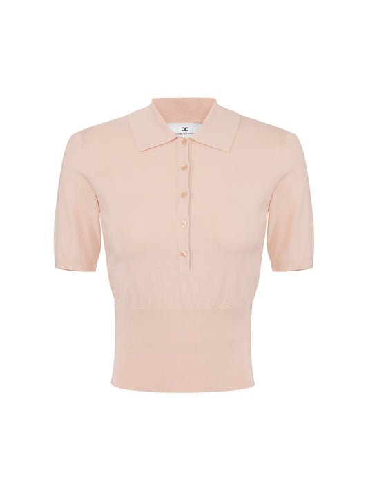 Knit polo shirt – luxury fashion at Meranesy