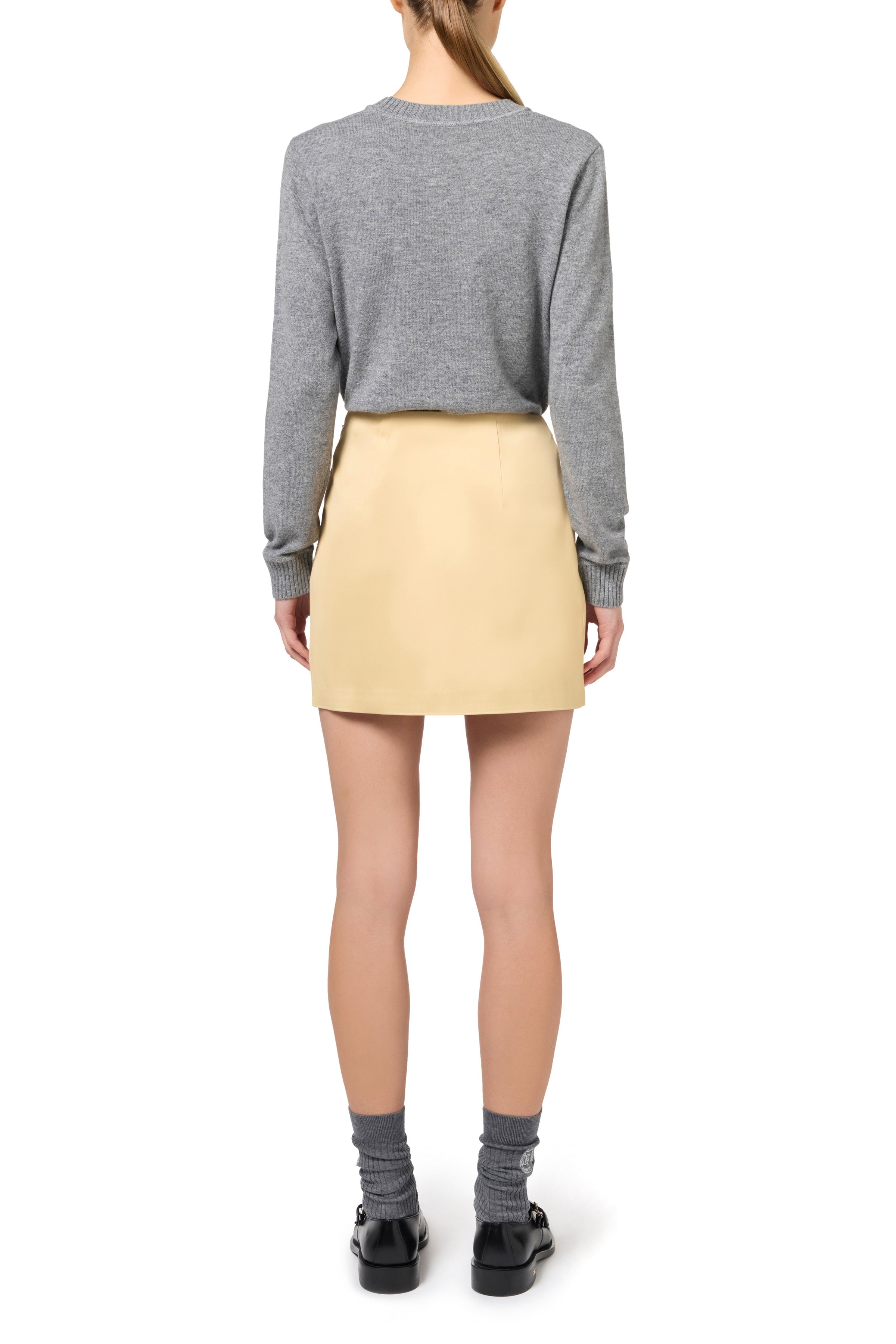 Cashmere blend pullover with logo | LAST PIECE: 42