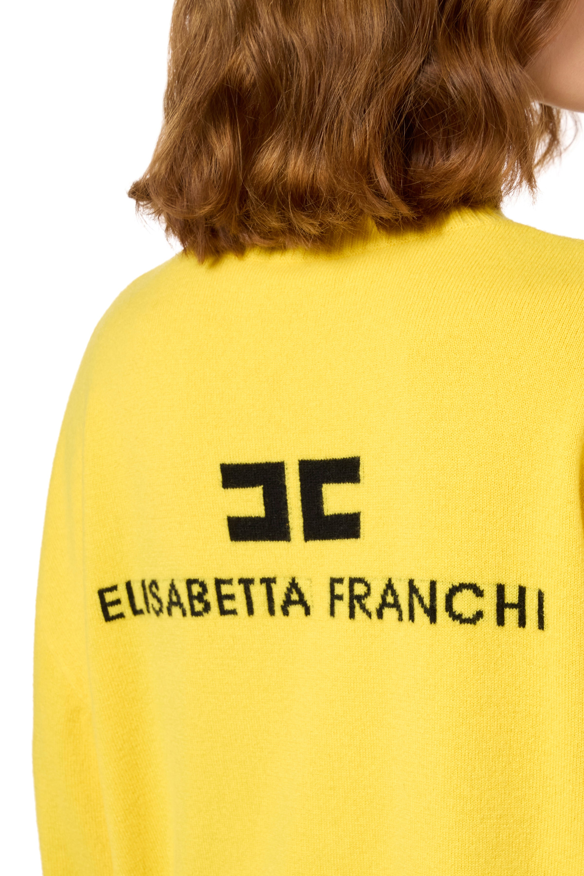 Cashmere blend turtleneck with logo | LAST PIECE: 42/44