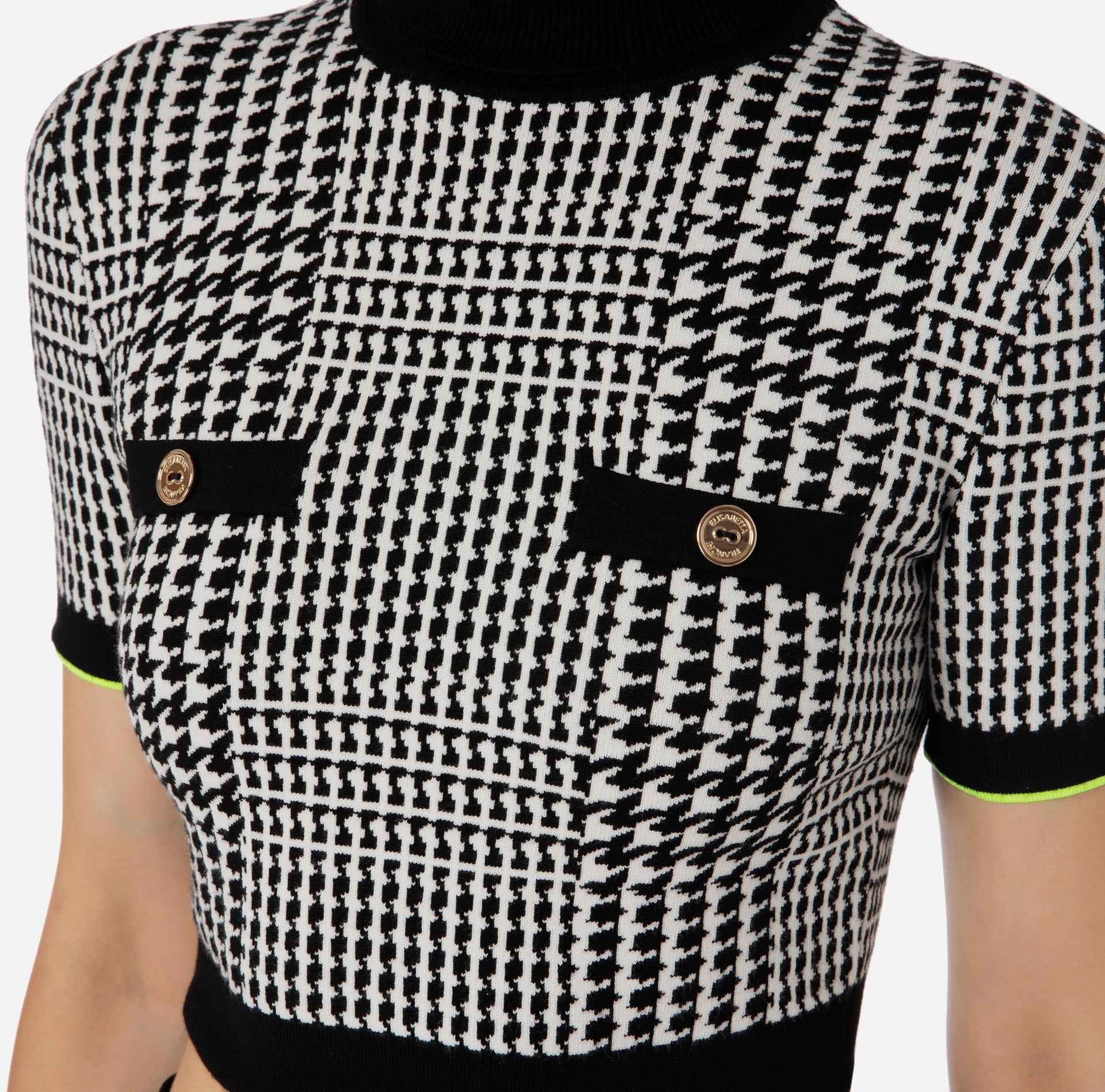 Pullover in Prince of Wales knit | LAST PIECE: 44