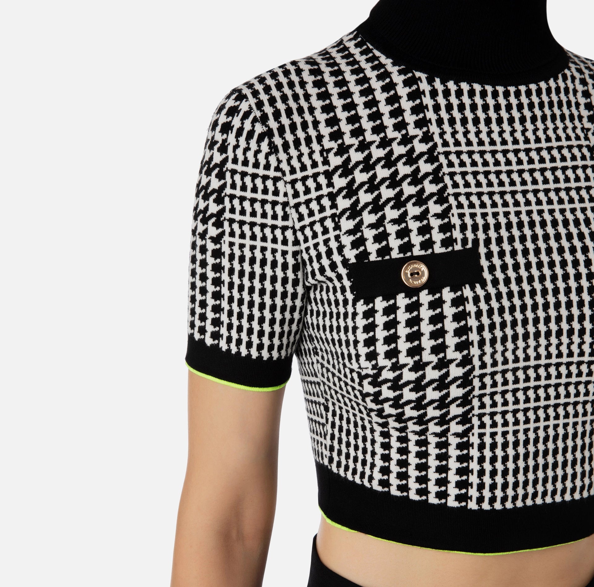 Pullover in Prince of Wales knit | LAST PIECE: 44