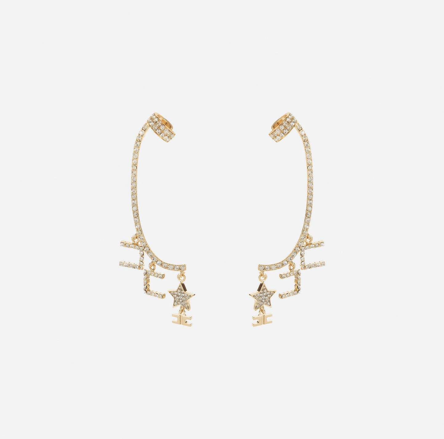 Earcuff earrings with charms