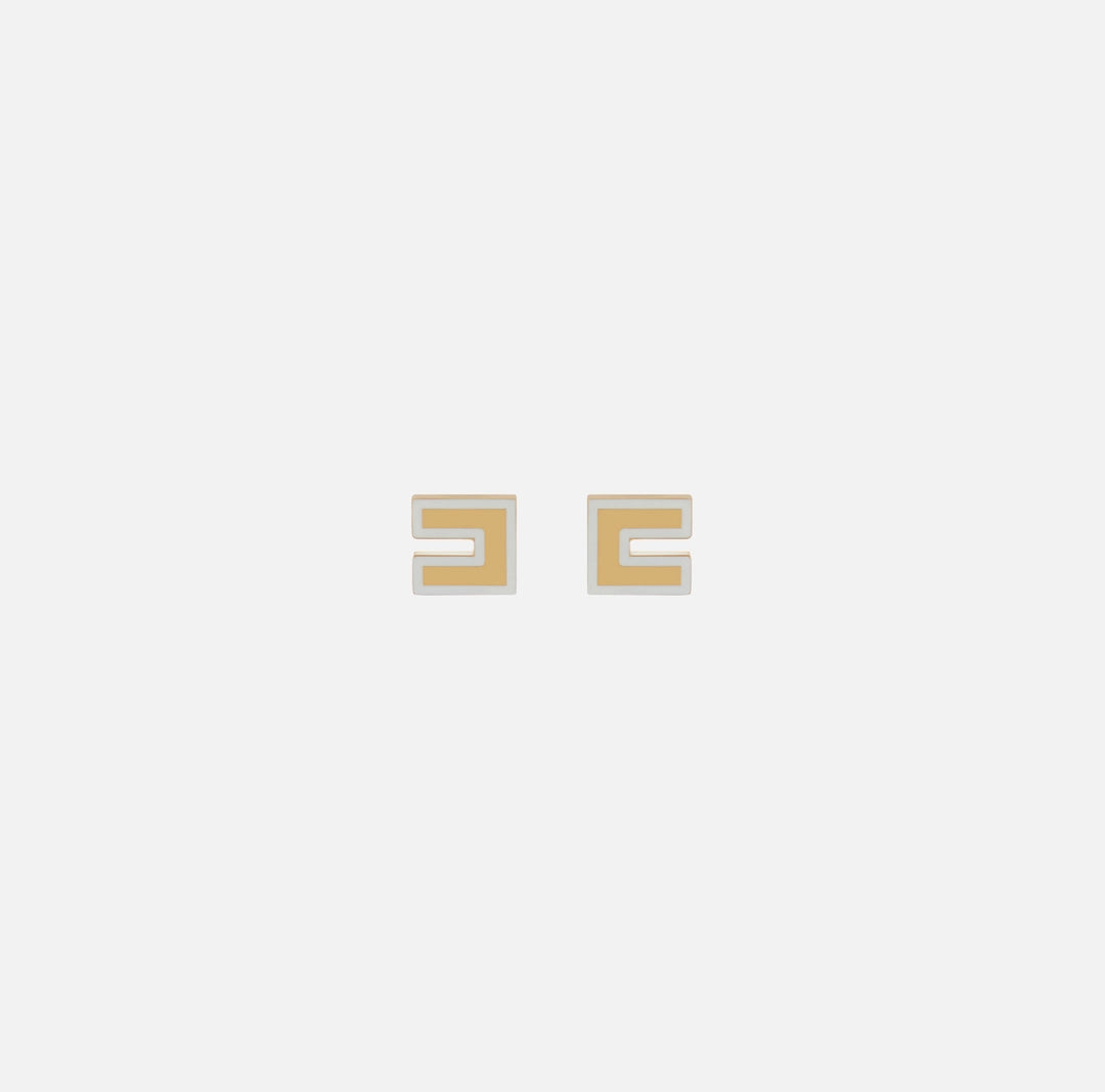 Earrings with logo