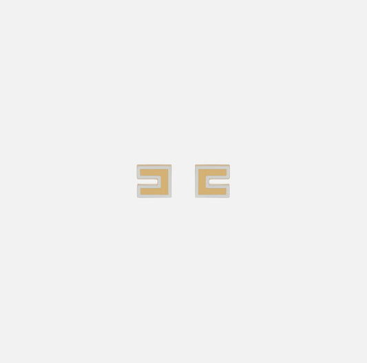 Earrings with logo