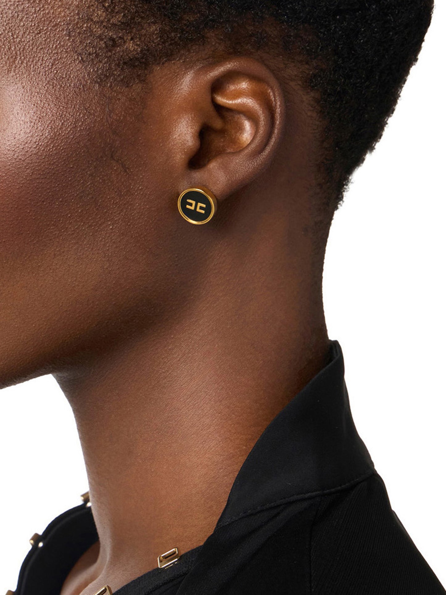 Earrings with logo