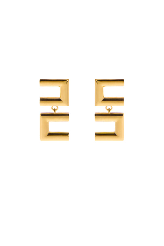 Earrings with logo
