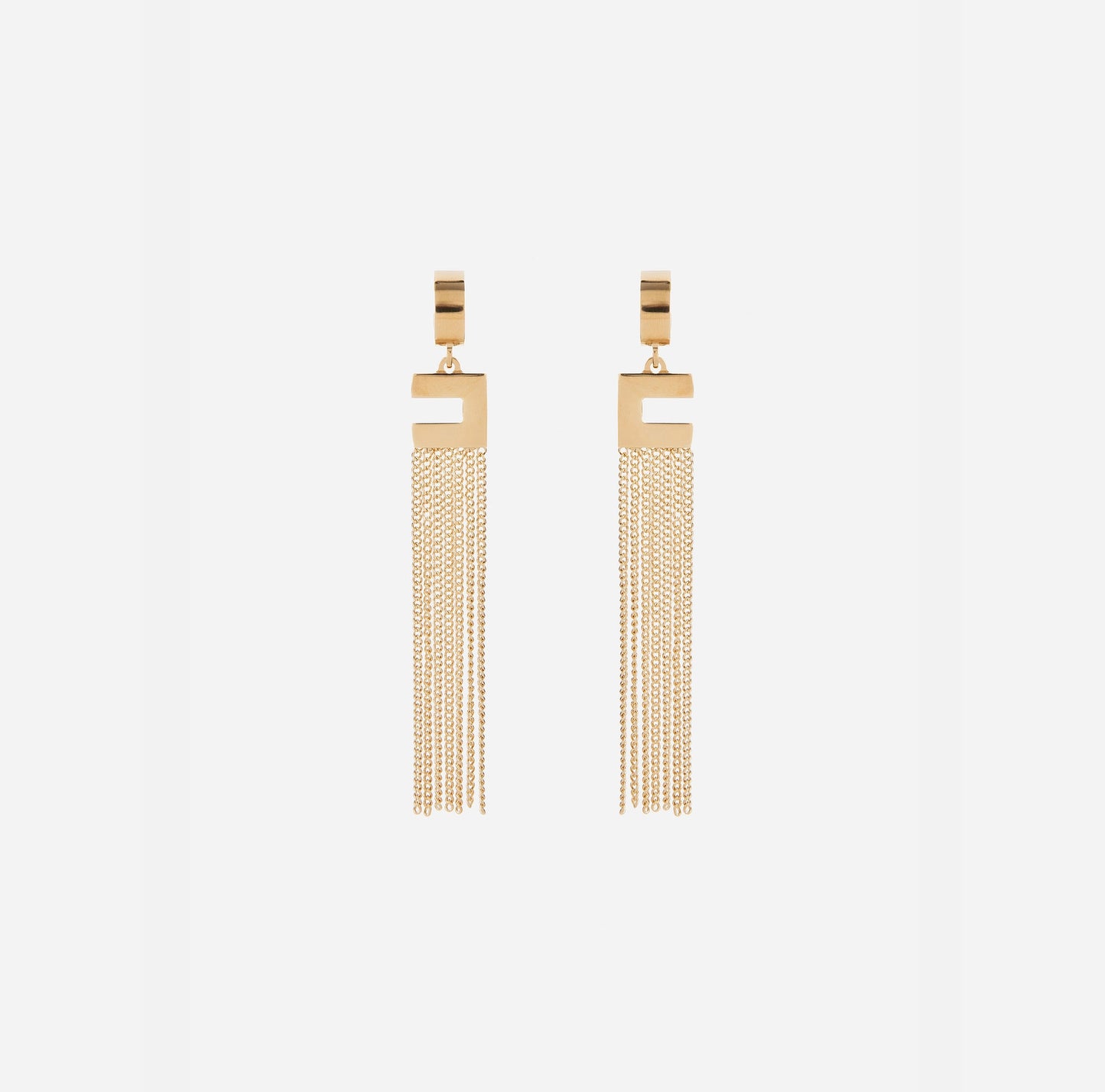 Drop Earrings With Logo