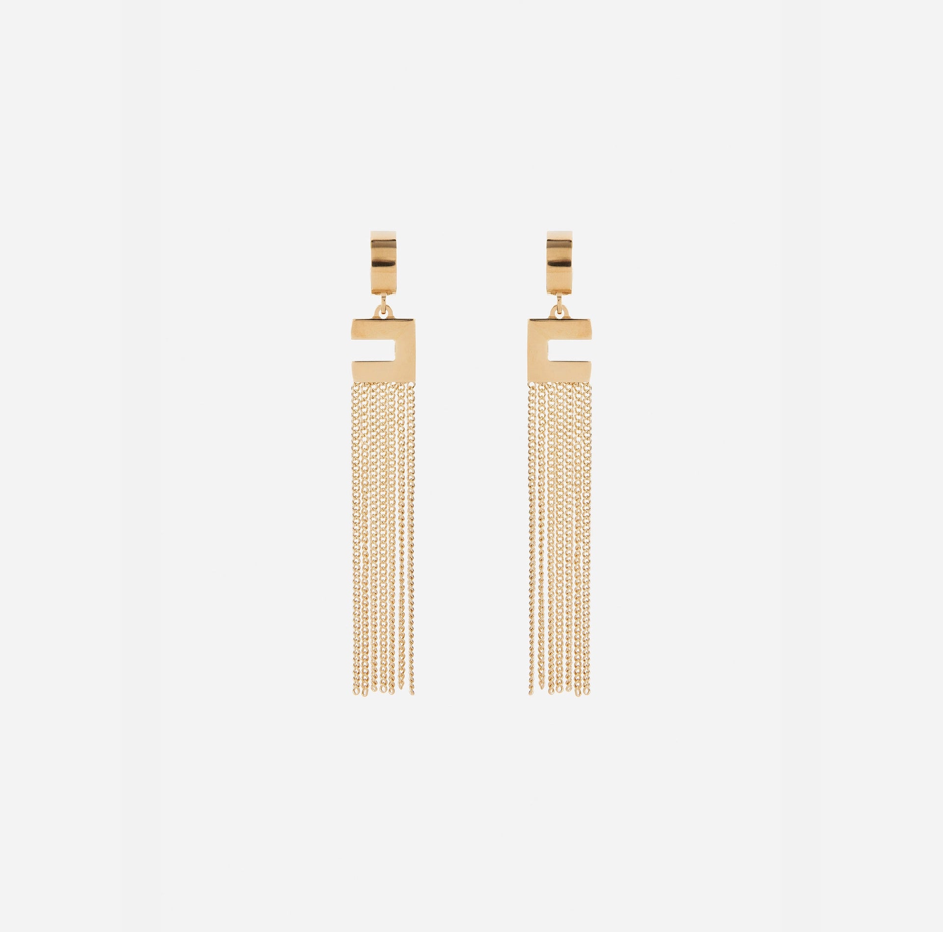 Drop Earrings With Logo