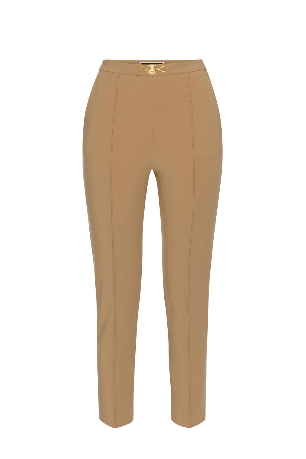 Straight trousers in technical fabric with horsebit | LAST PIECE: 42/44