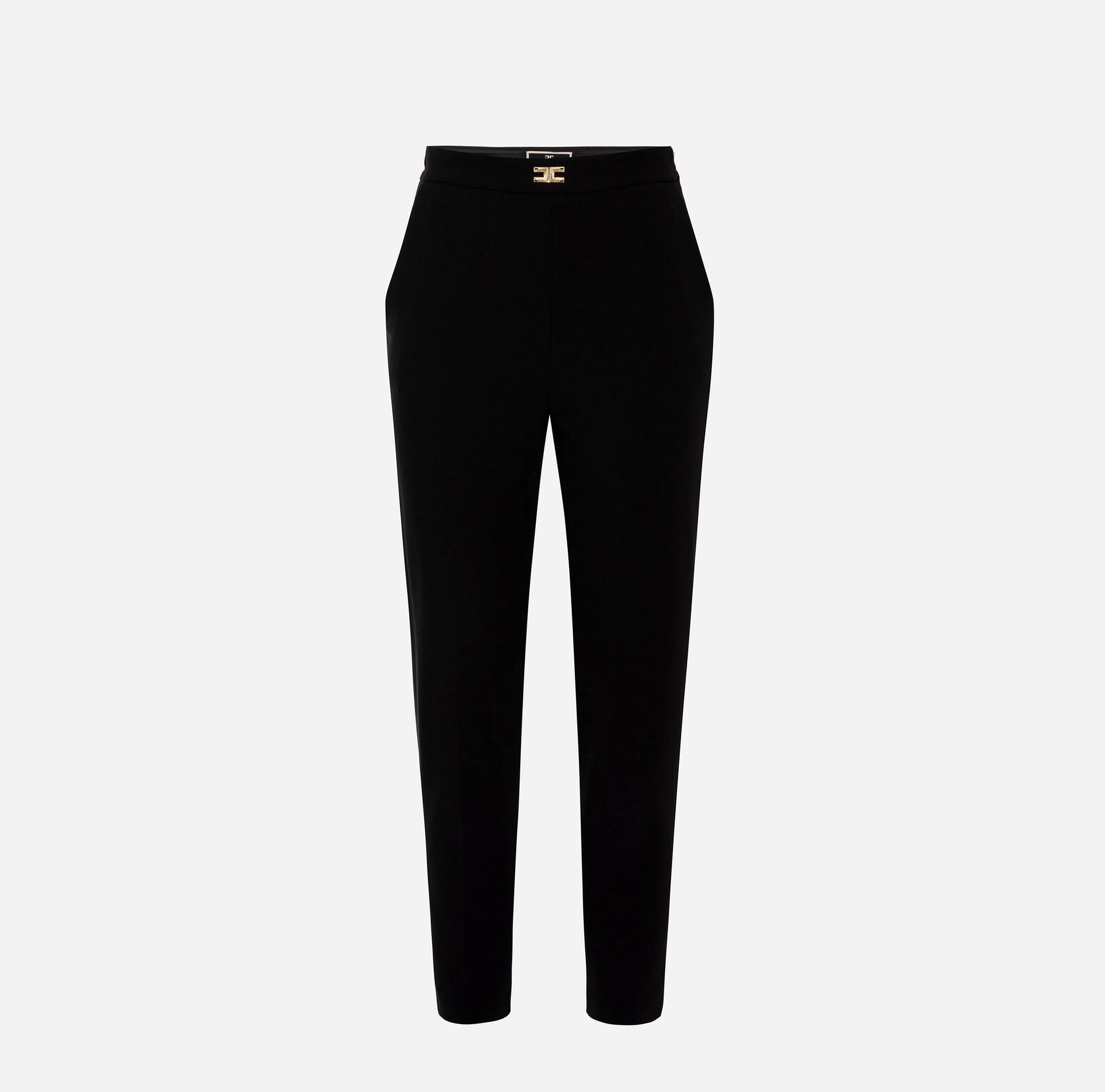 Trousers in double layer stretch crêpe | LAST PIECE: 44