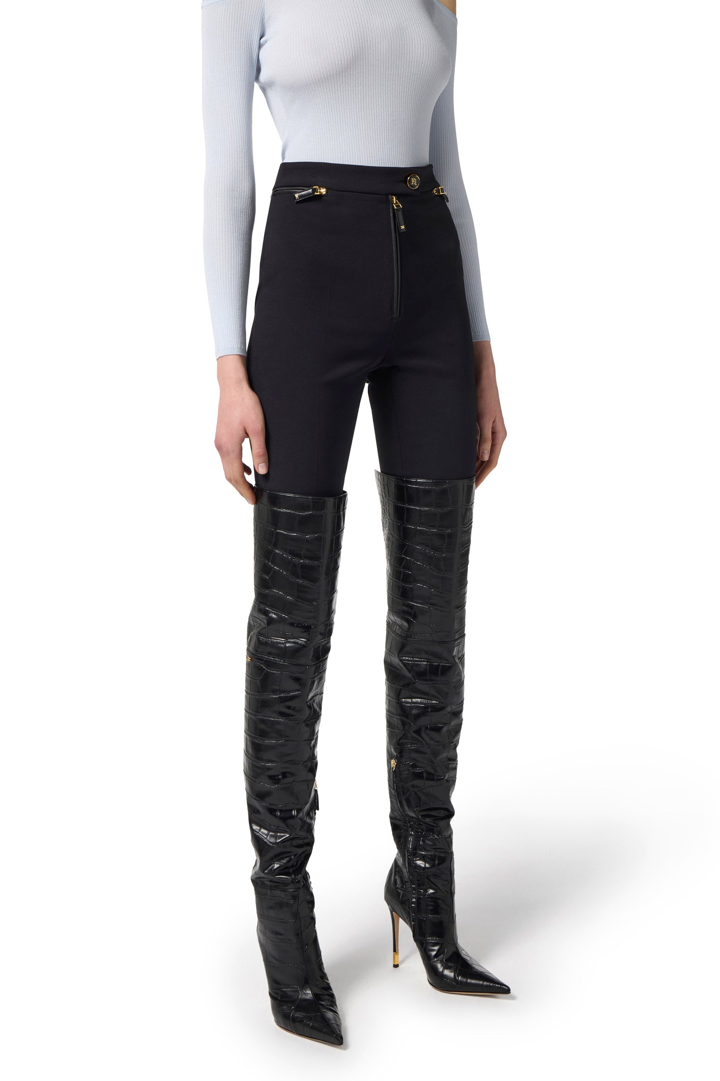 Double crêpe trousers