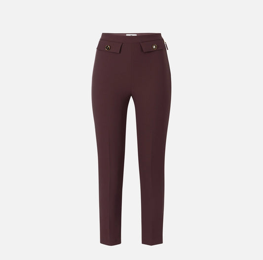 Double crêpe trousers
