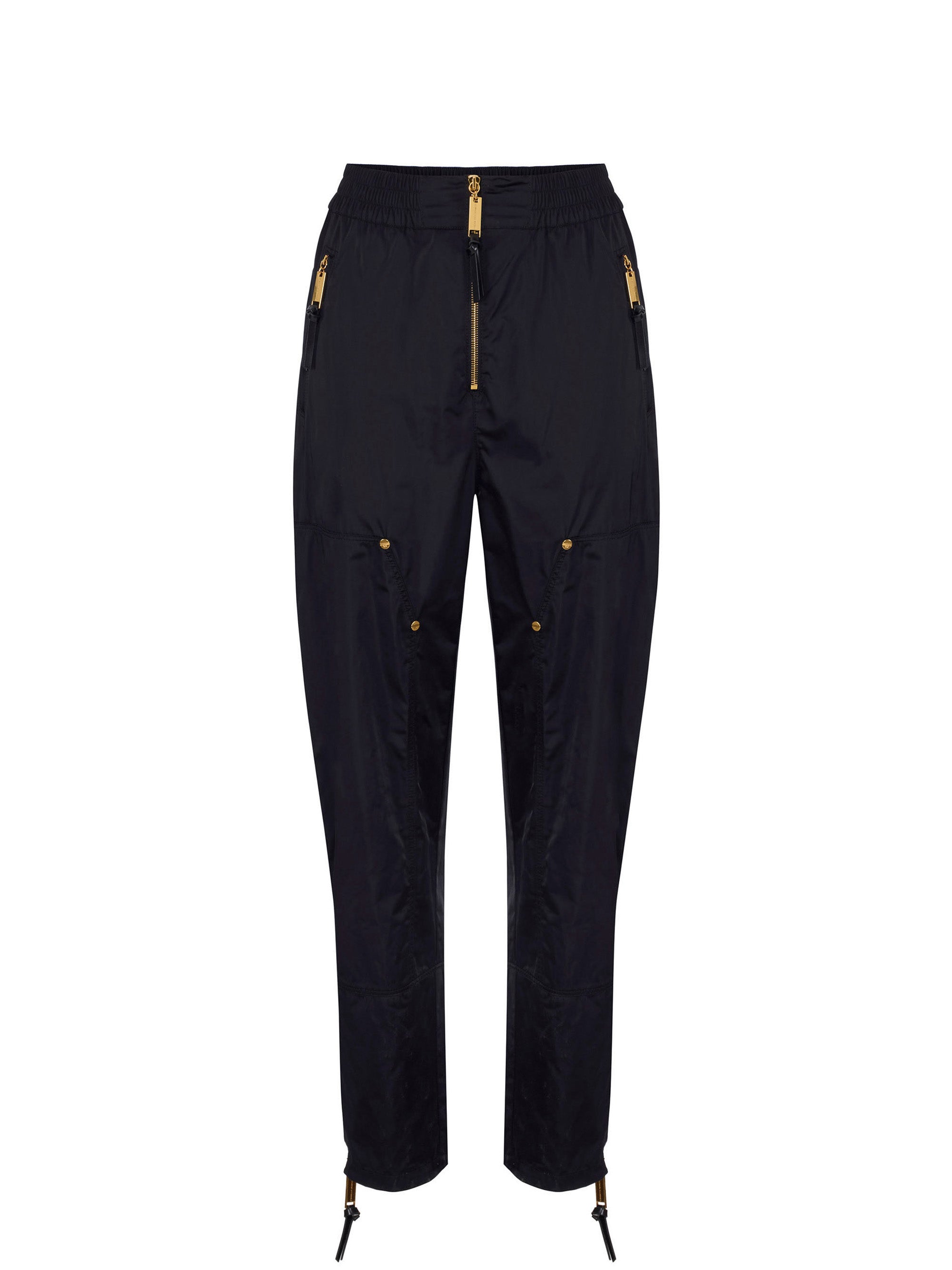 Trousers in voile fabric