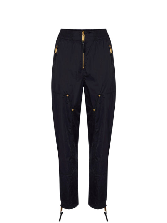 Trousers in voile fabric