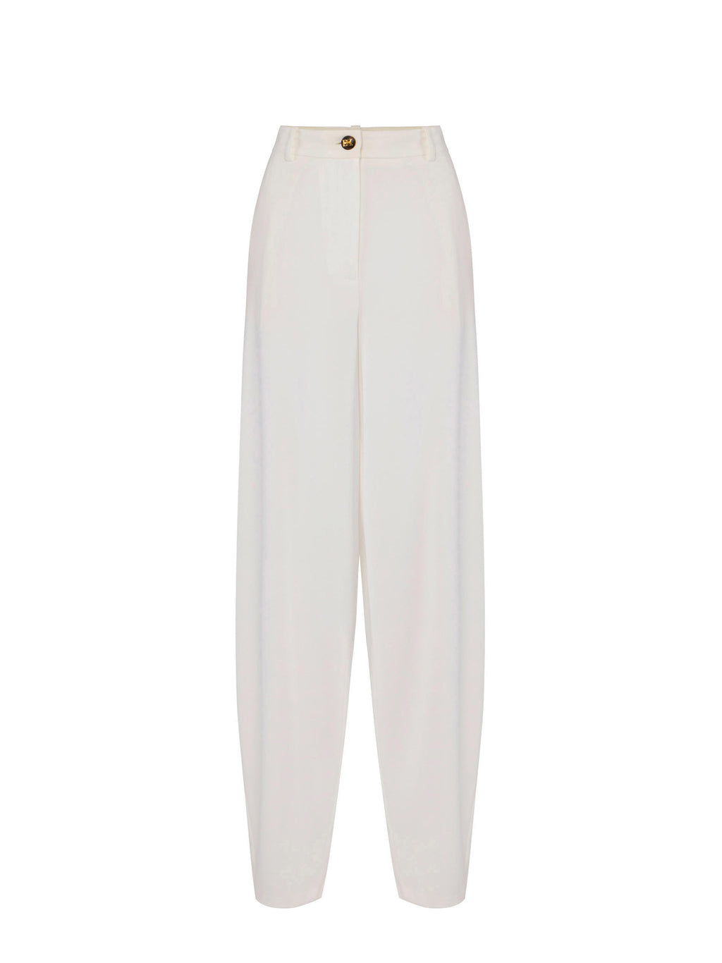 Lightweight crêpe fabric trouser