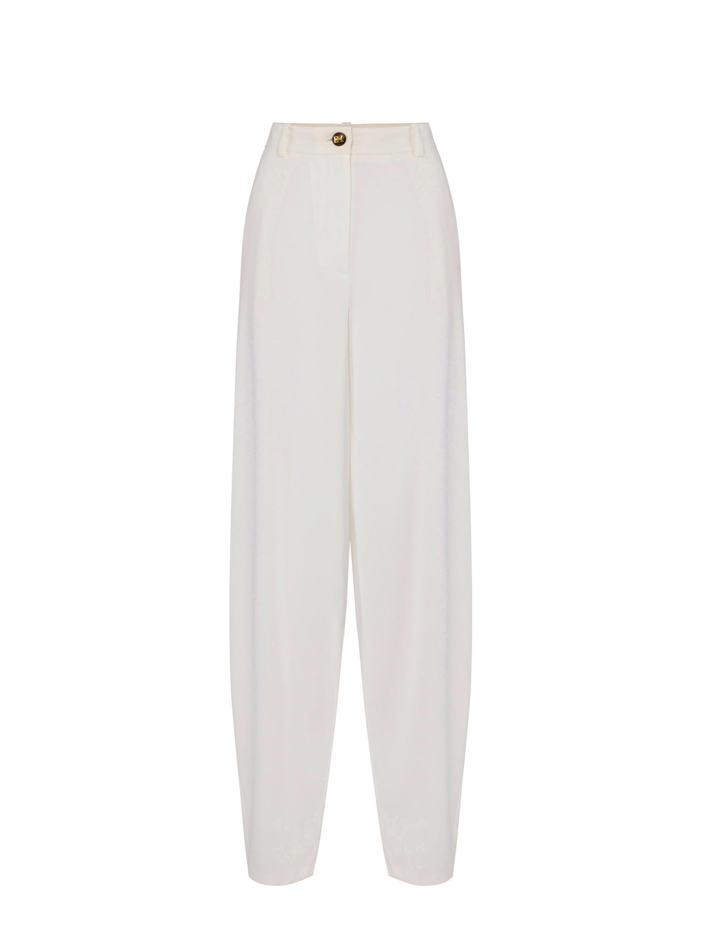 Lightweight crêpe fabric trouser