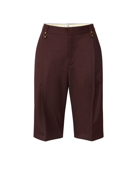 Cool wool Bermuda shorts