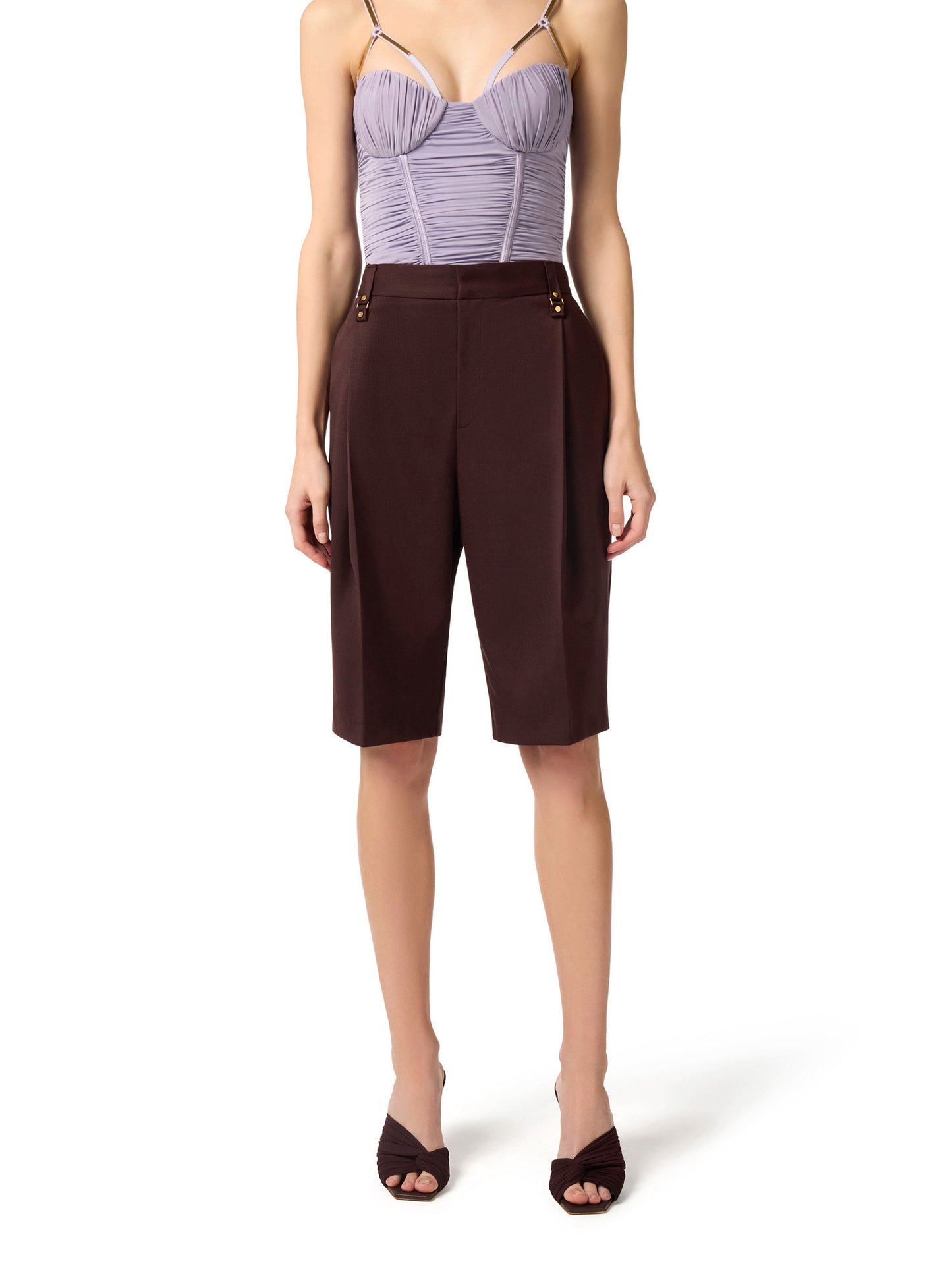 Cool wool Bermuda shorts