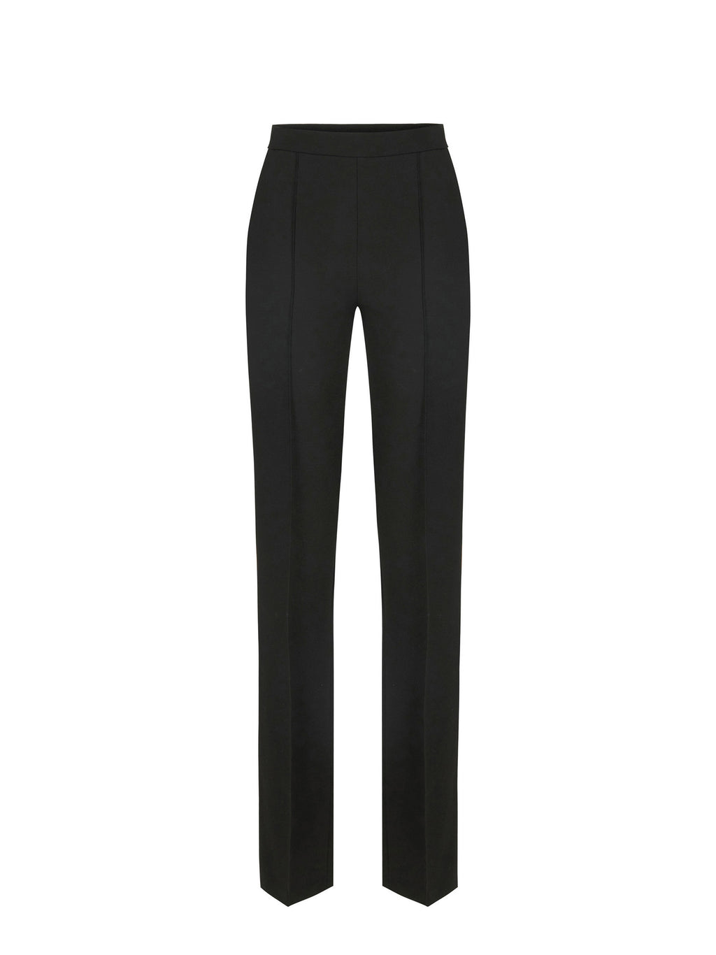 Lightweight crêpe fabric trousers