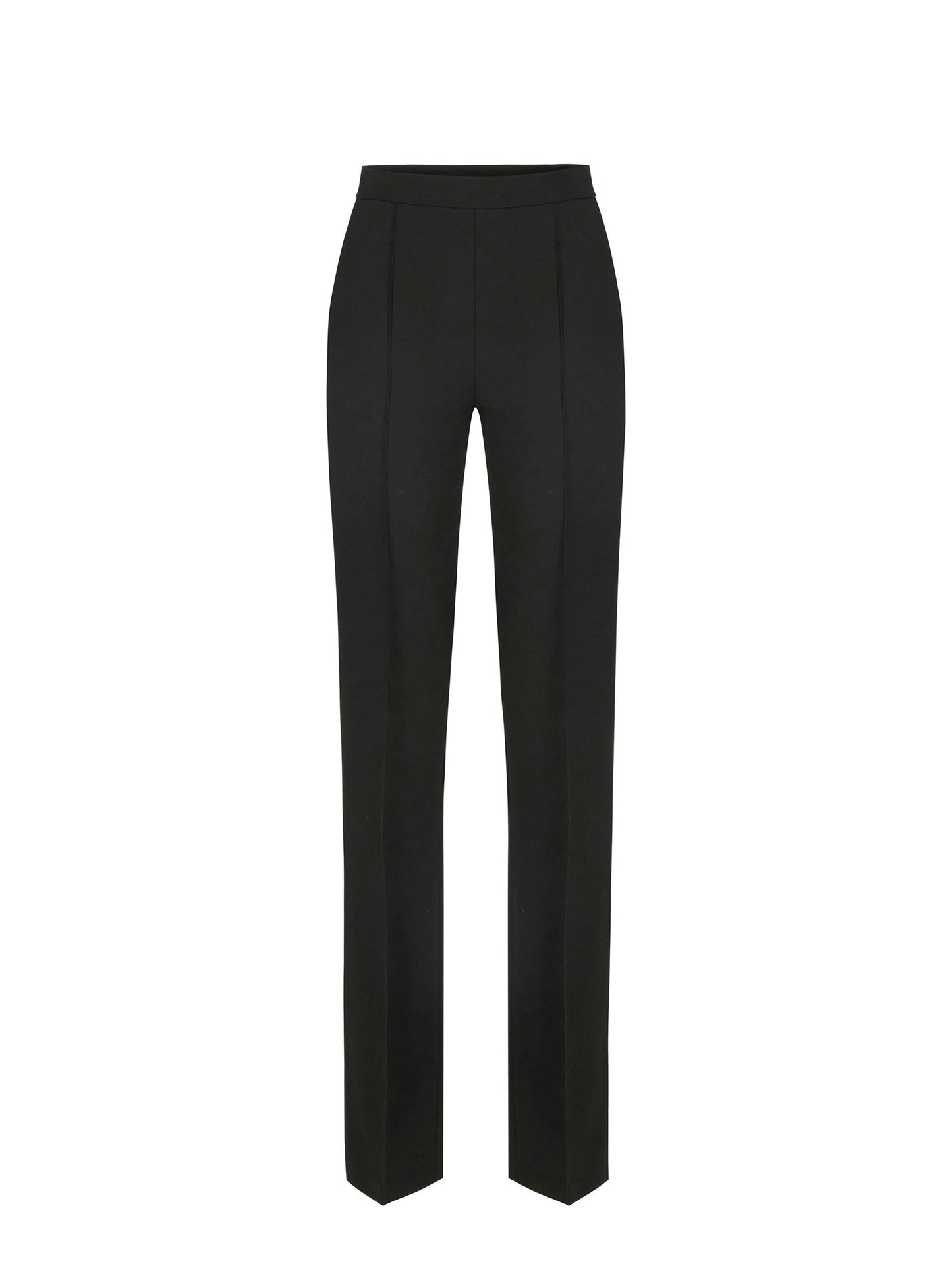 Lightweight crêpe fabric trousers