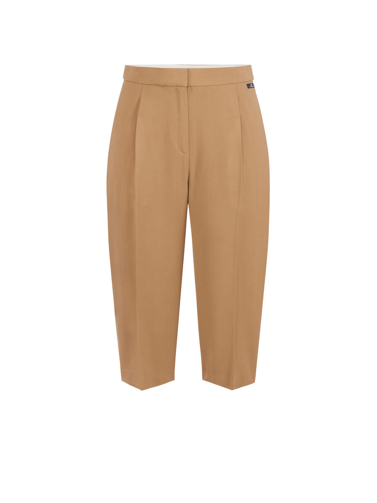 Flowing gabardine trousers