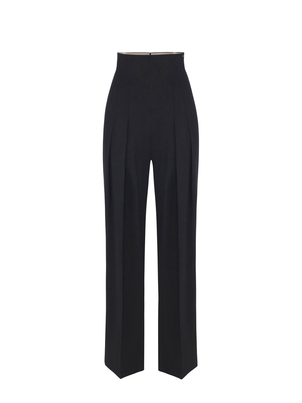 Flowing gabardine trousers