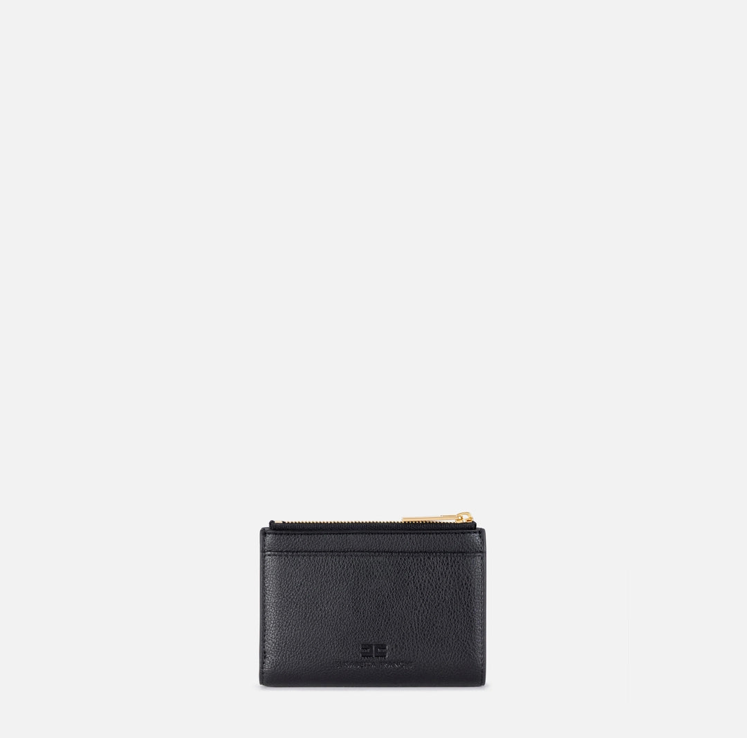Wallet with logo plaque