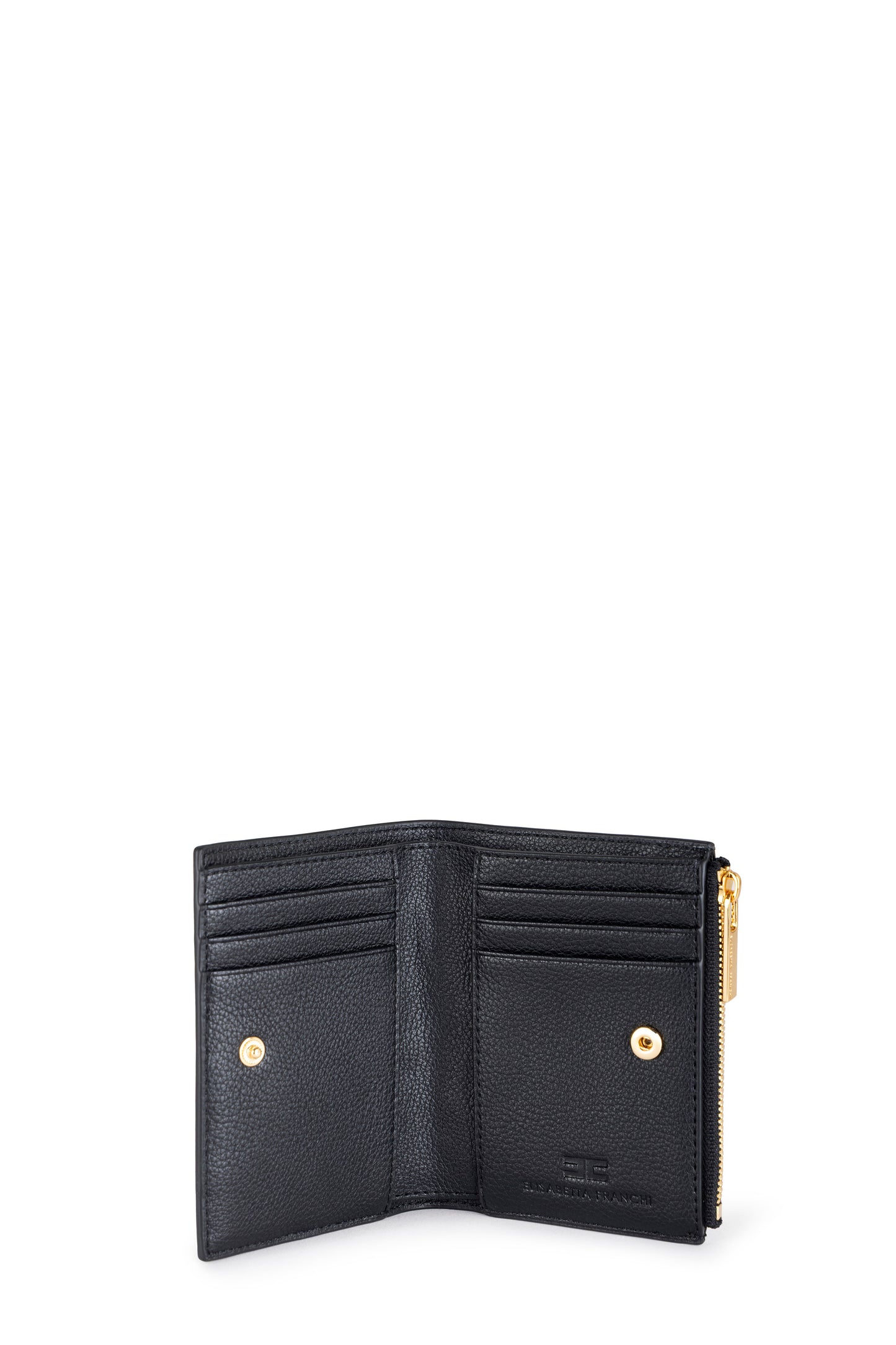 Wallet with logo plaque