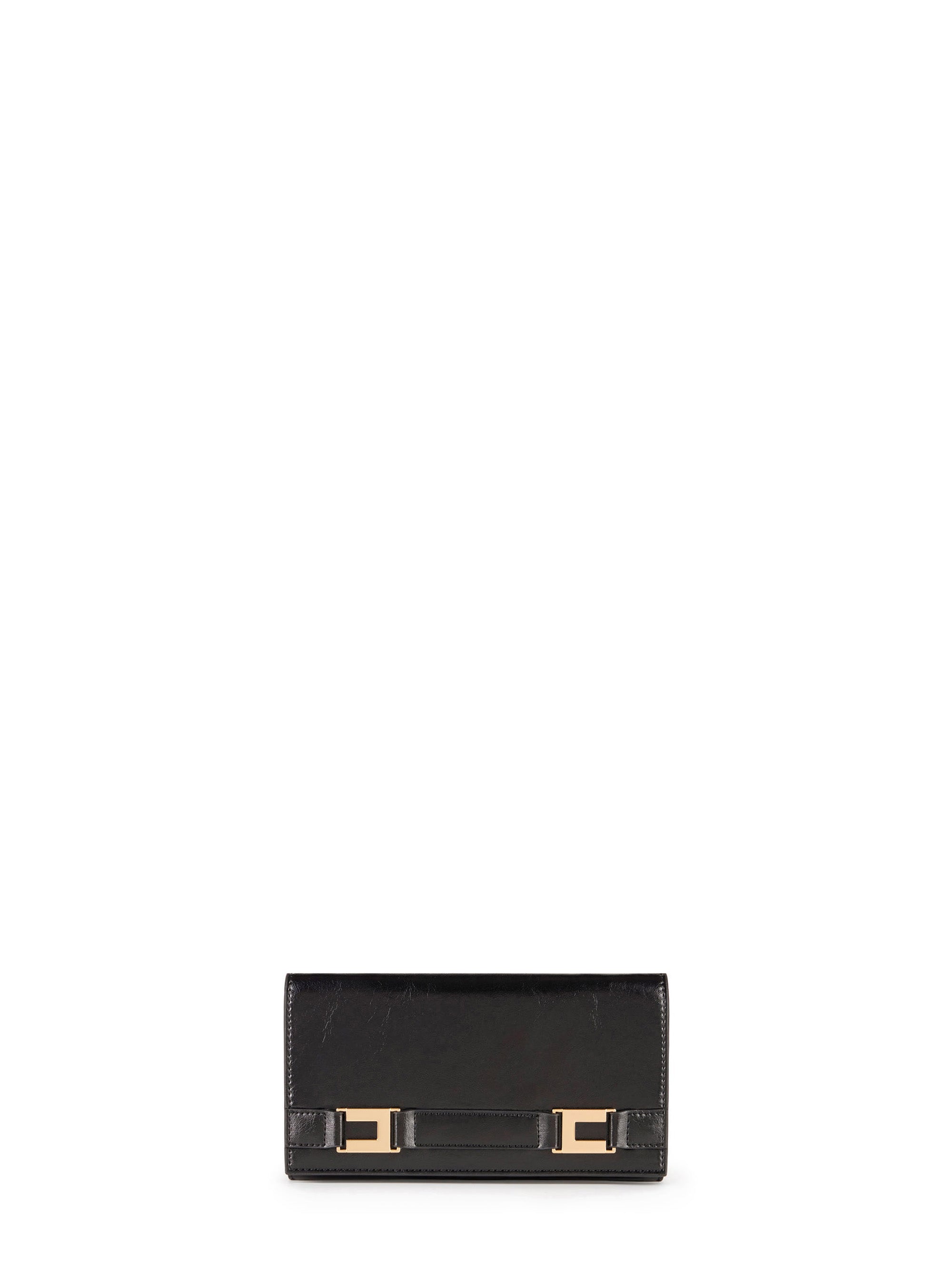 Wallet with logo details