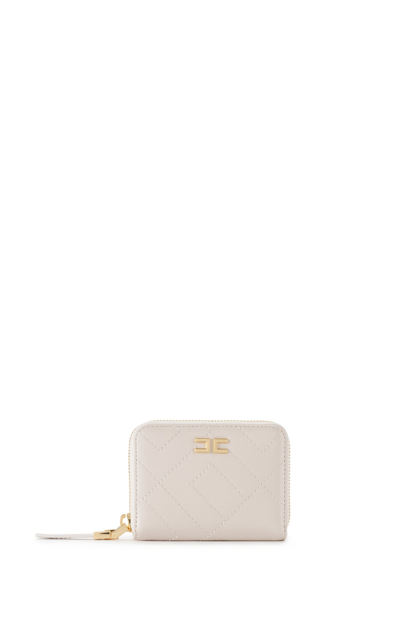 Wallet with zip and logo