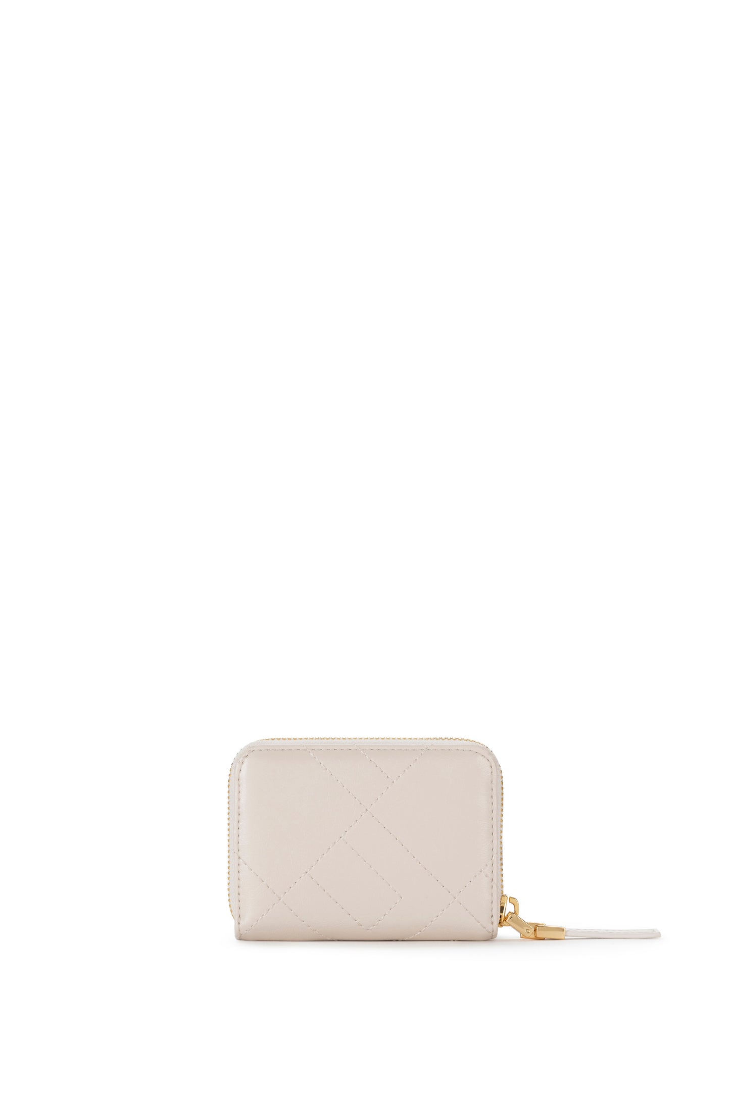 Wallet with zip and logo