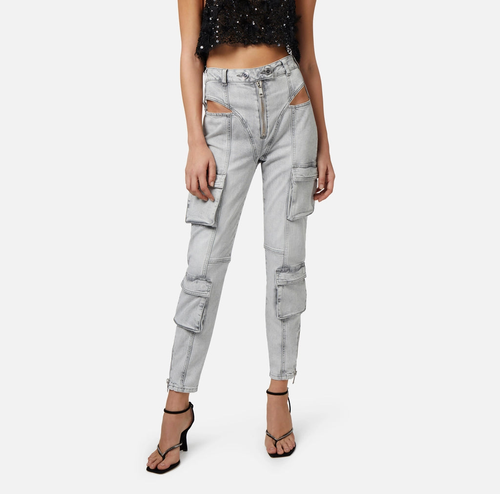 Skinny jeans with cut-out | LAST PIECE: 26