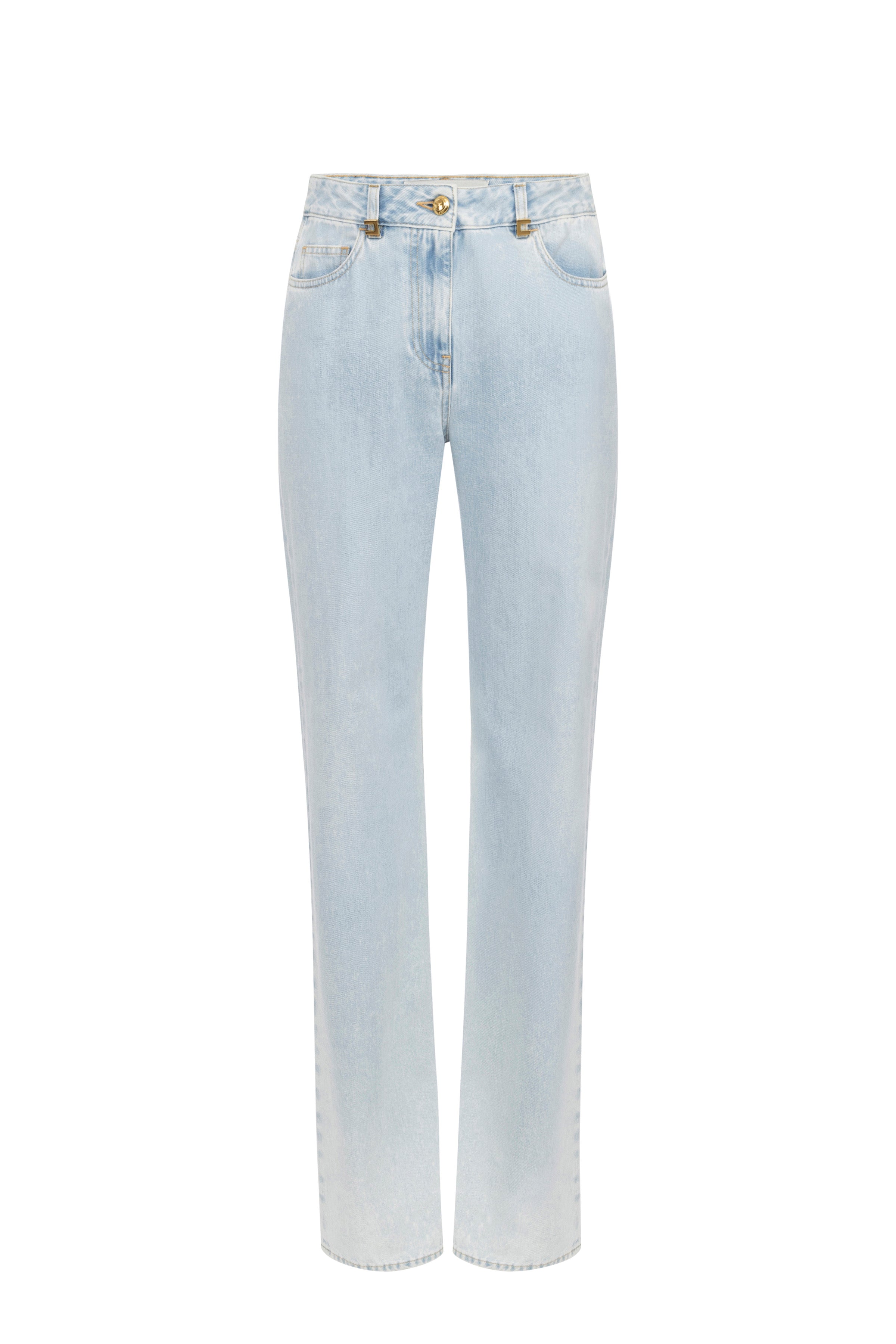 Palazzo jeans with logo details | LAST PIECE: 27