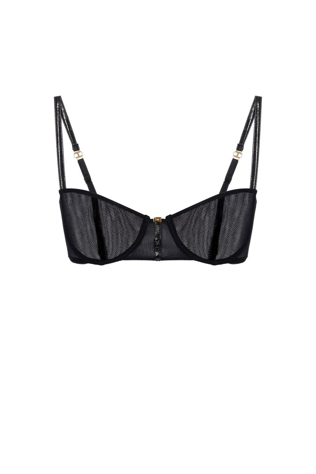 Bra in stretch tulle fabric